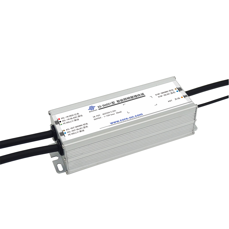 XS-D6001电力线载波+LoRa双模智能照明管理终端